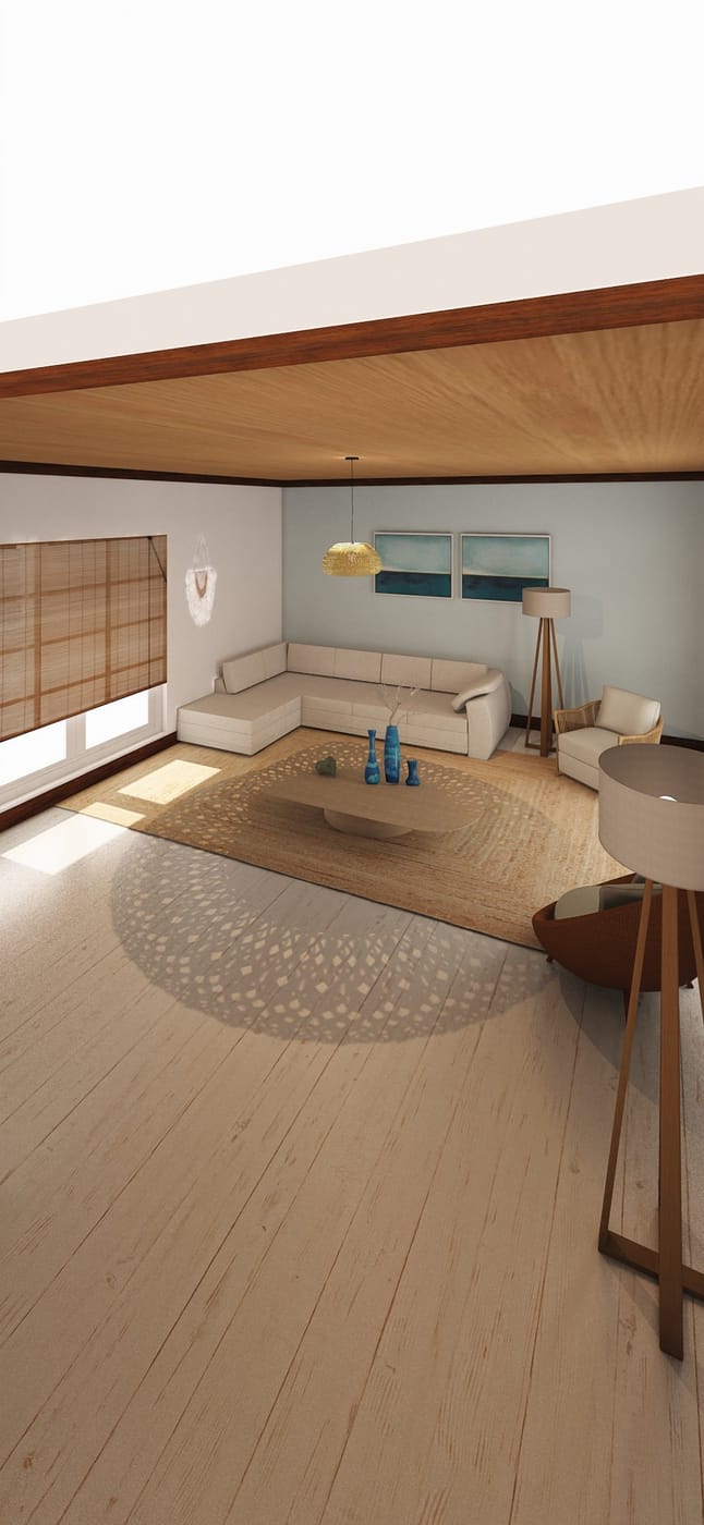 Japandi living room
