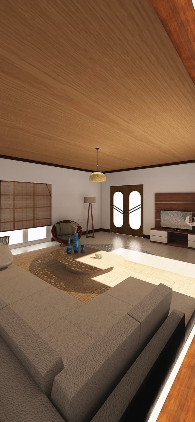 Mid-century living room