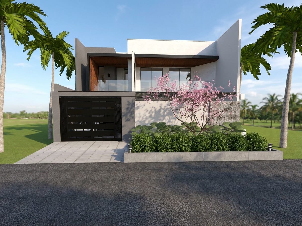 Contemporary floor plan