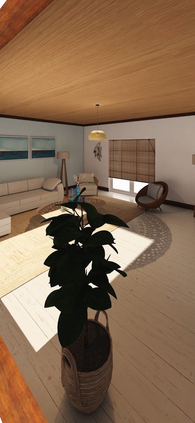 Mid-century living room