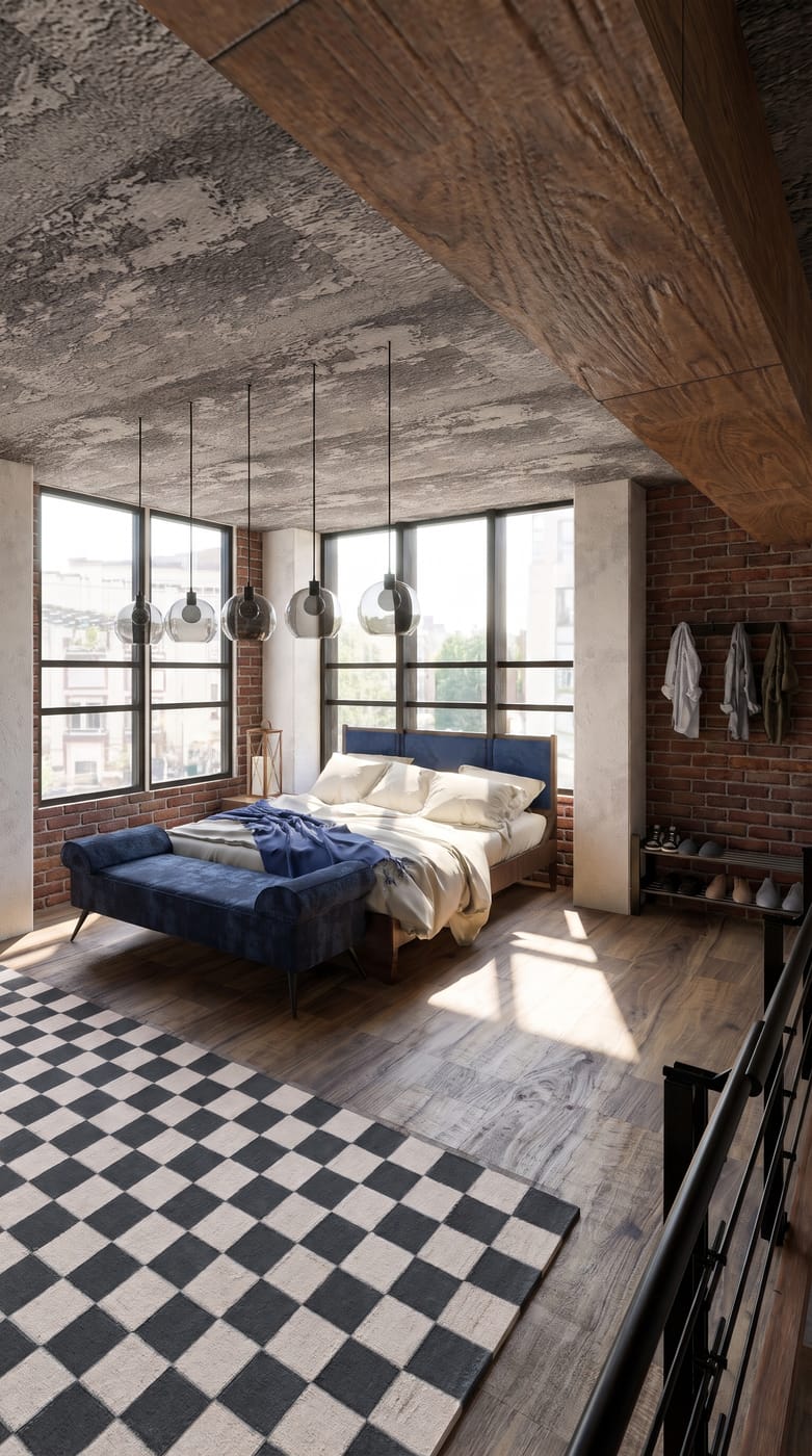 Industrial bedroom