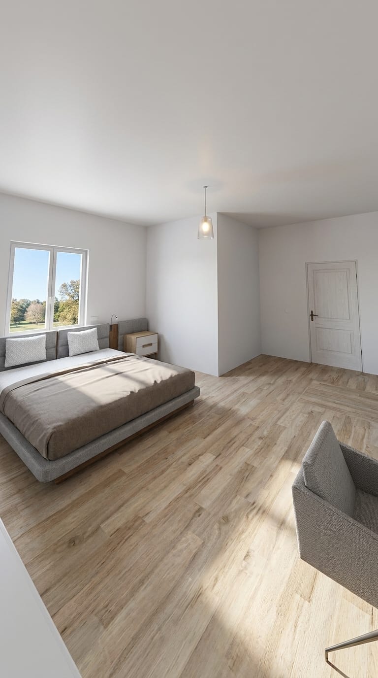 Mid-century bedroom