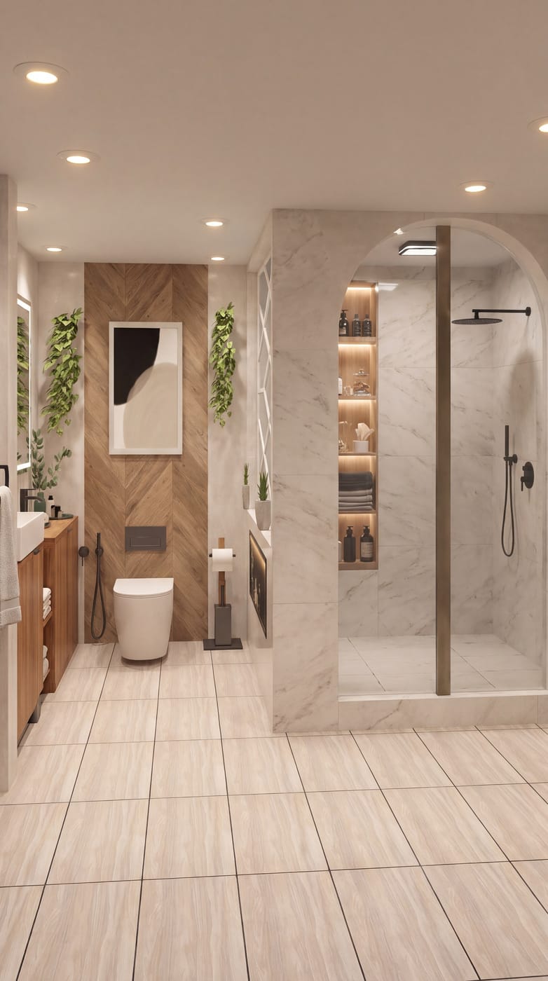 Mid-century bathroom