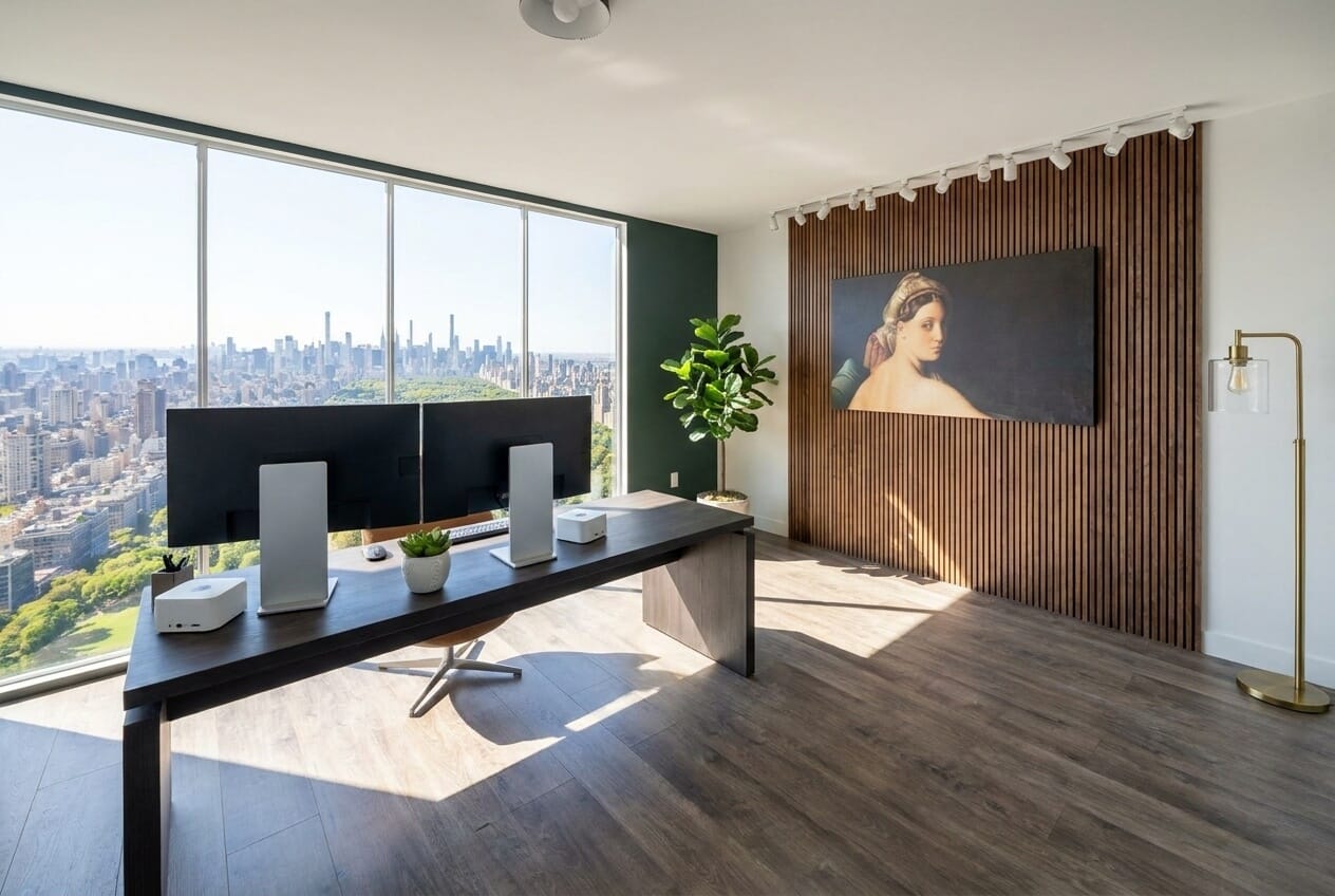 Mid-century home office