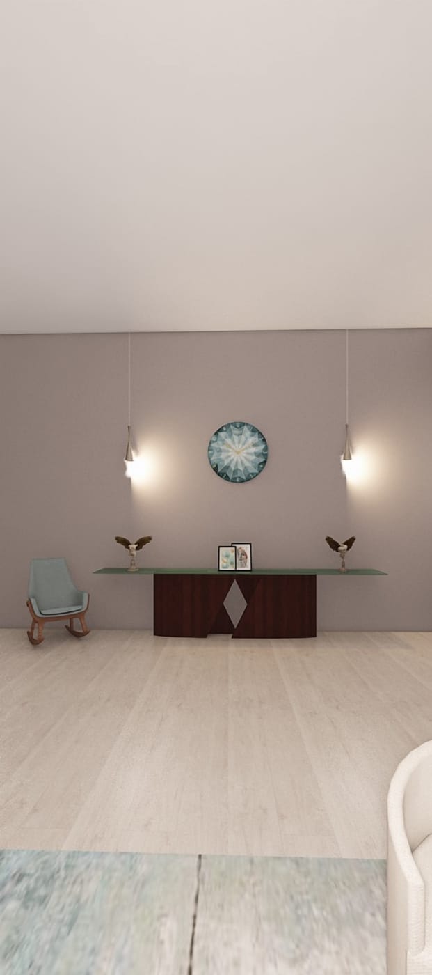 Mid-century living room