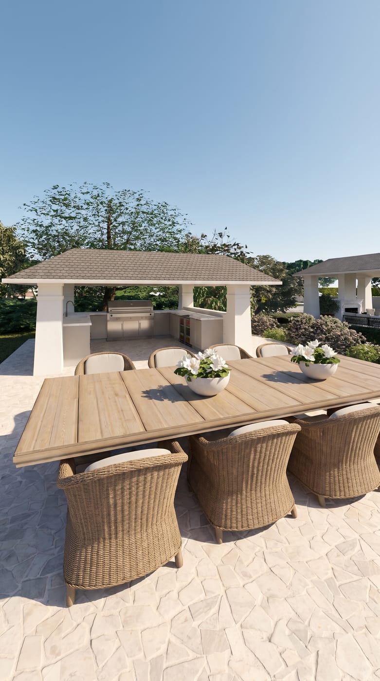 Landscape Tropical outdoor space