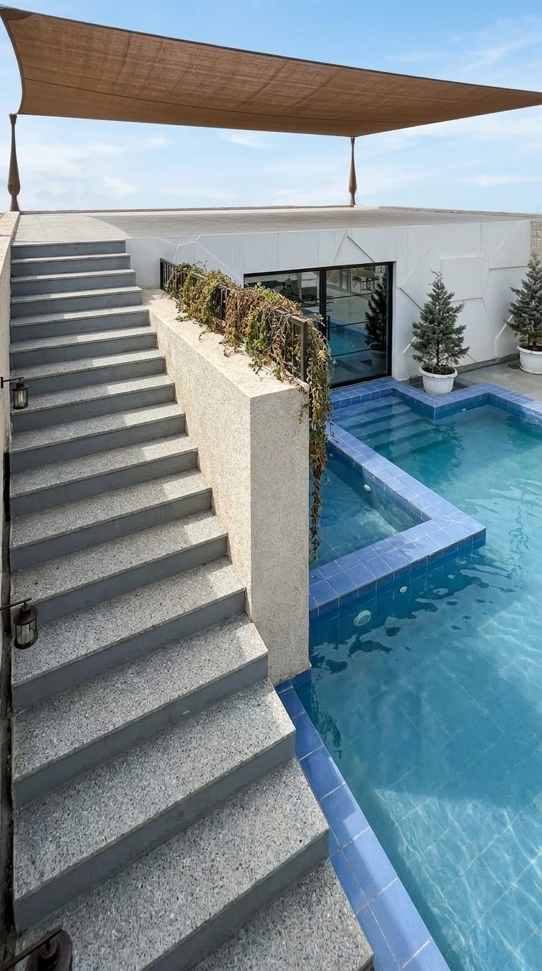 Modern outdoor space