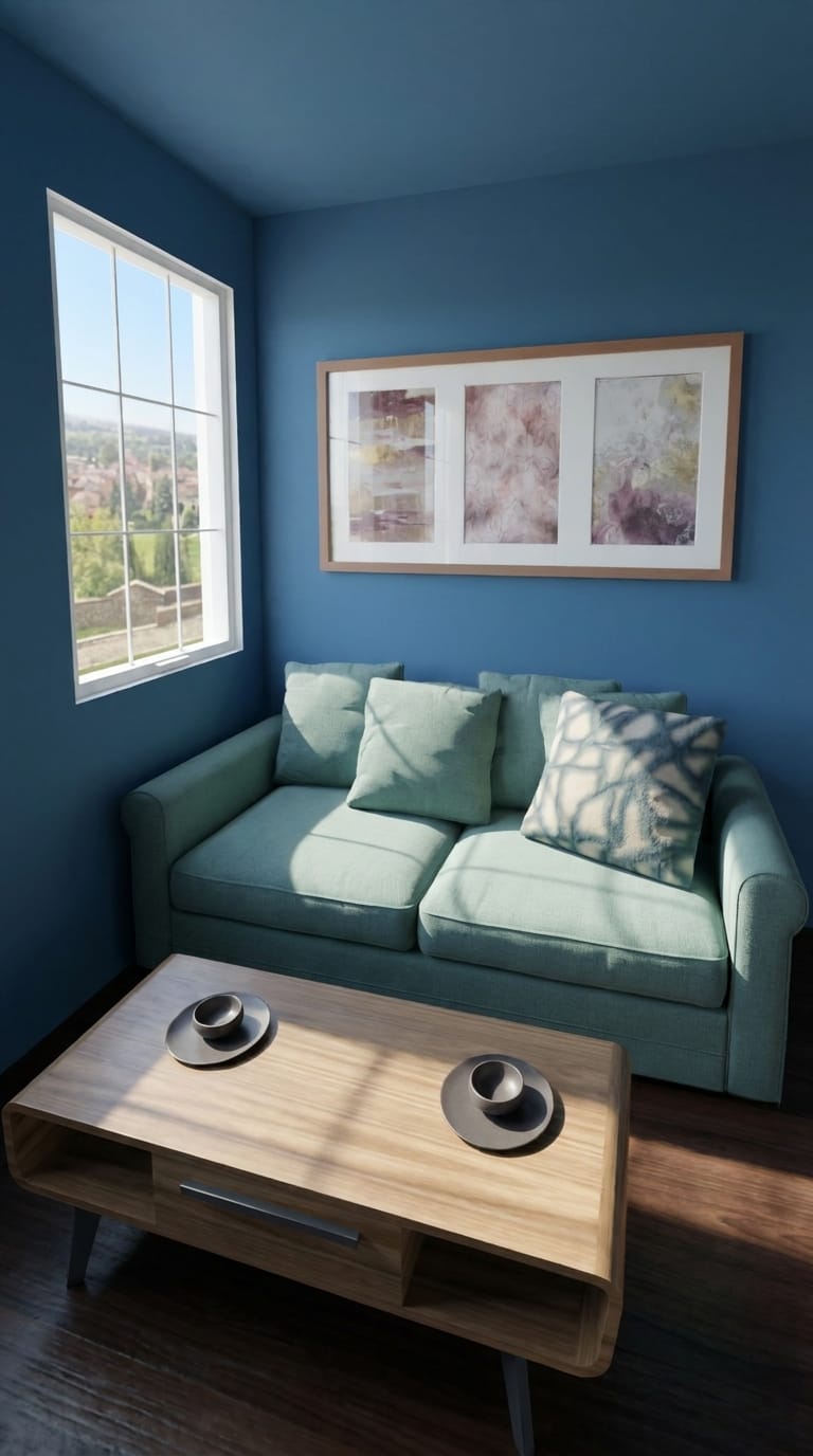 Mid-century living room