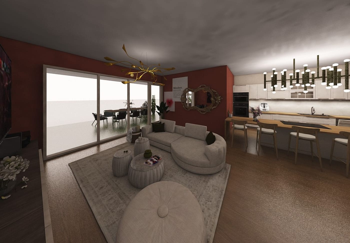 Contemporary living room