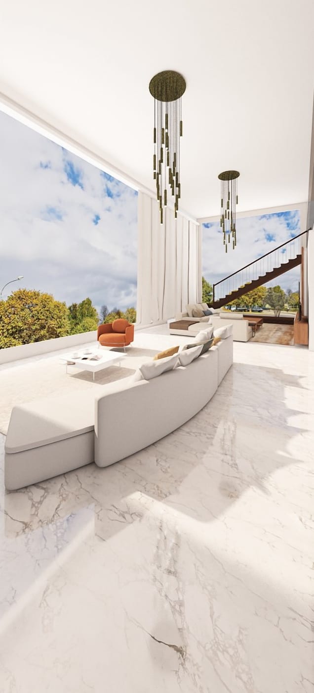 Mid-century living room