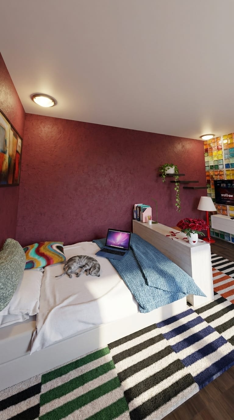 Mid-century bedroom
