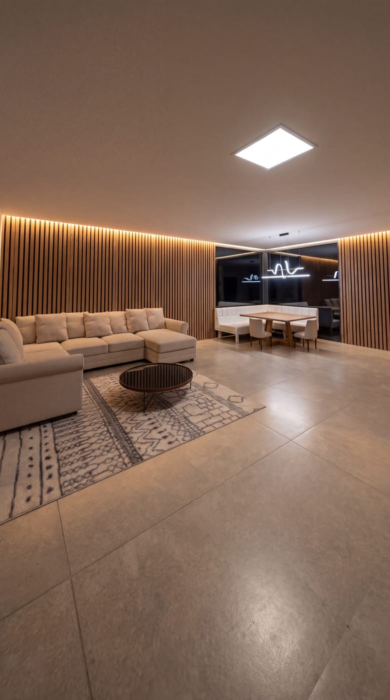 Mid-century living room