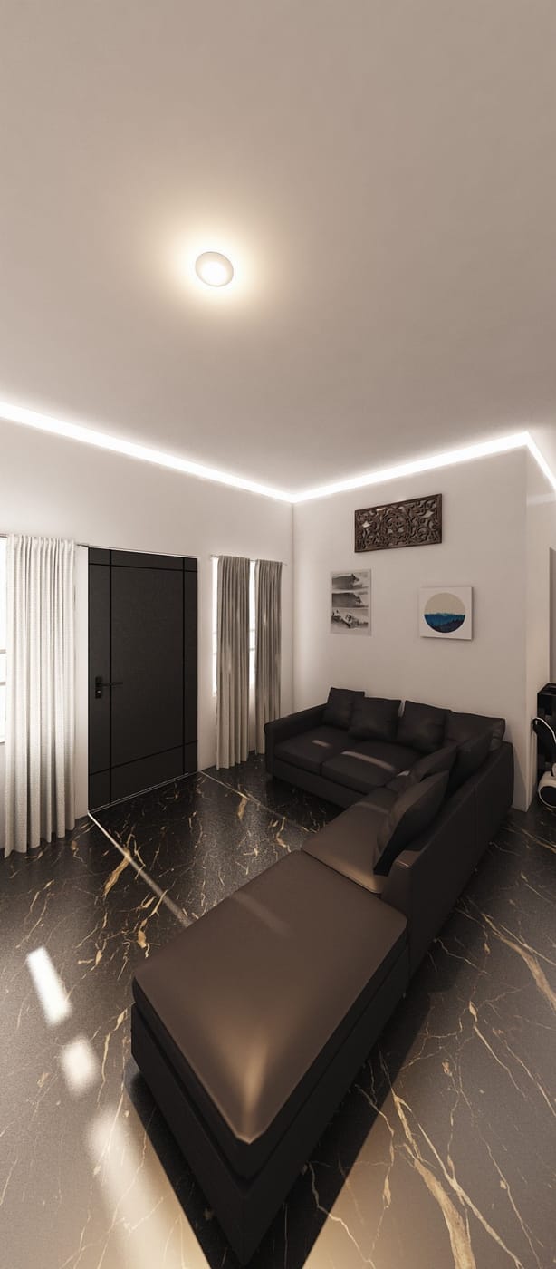 Mid-century living room