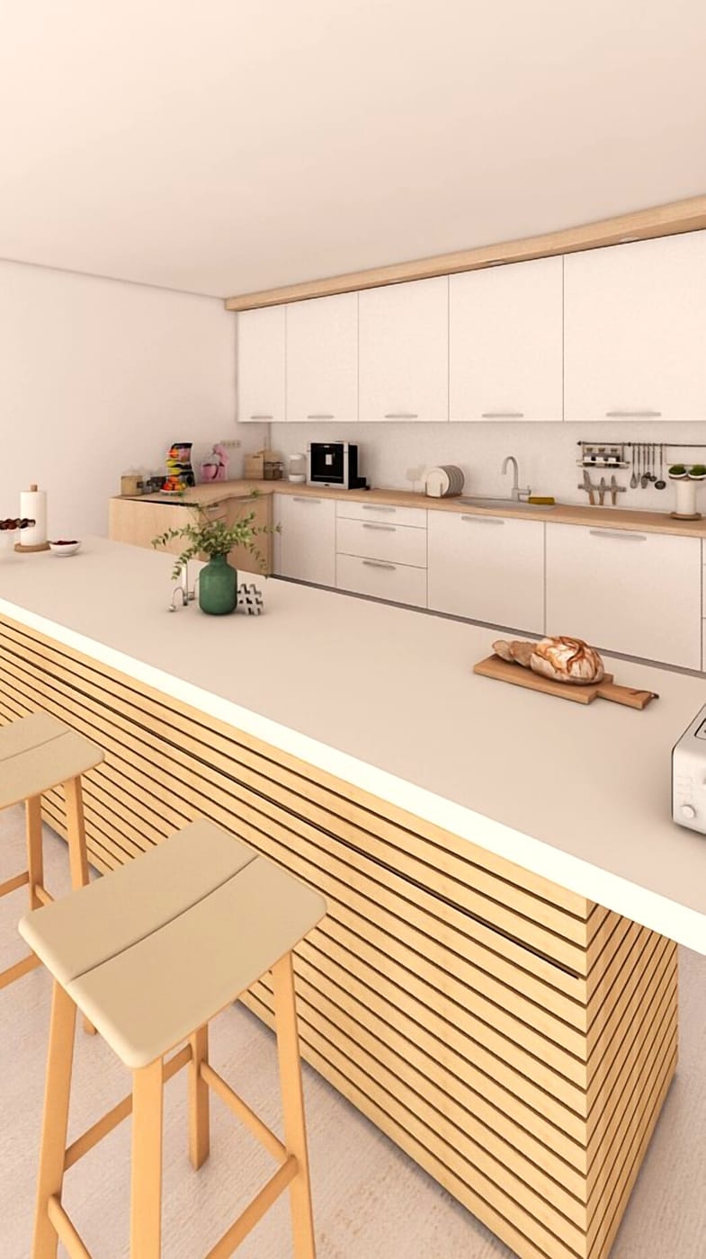 Japandi kitchen