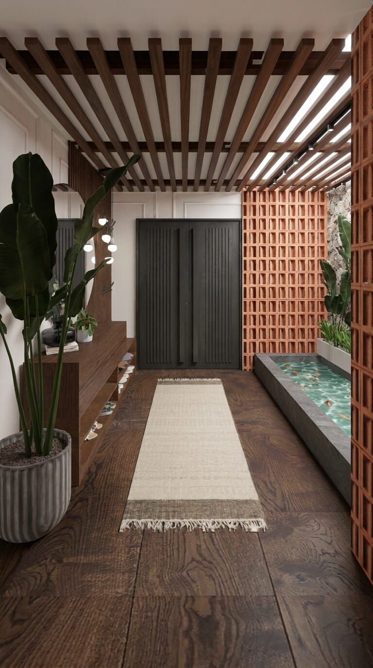 Wabi-sabi outdoor space