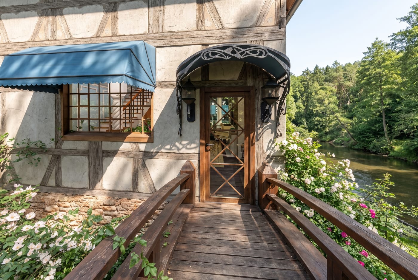 Facade Rustic outdoor space