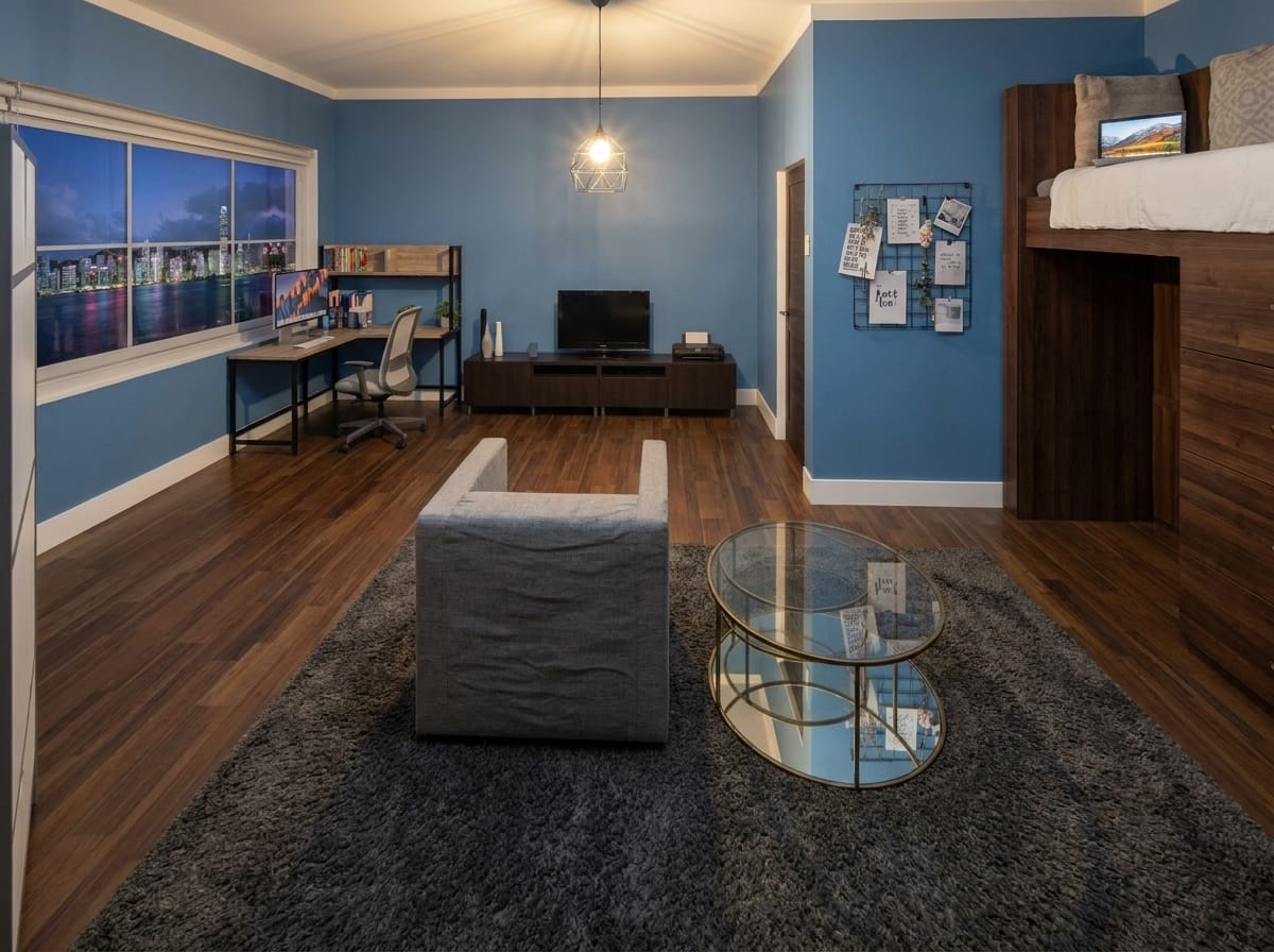 Mid-century bedroom