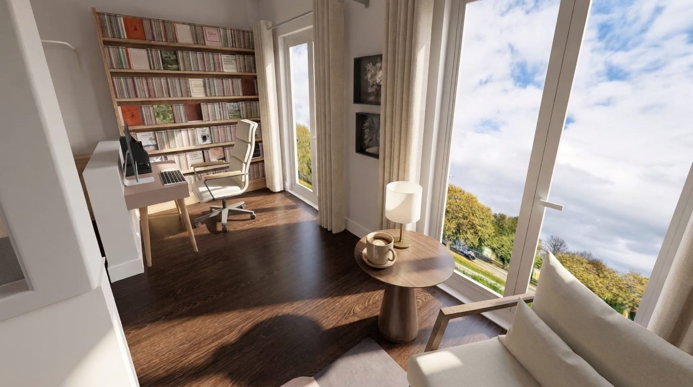 Mid-century home office