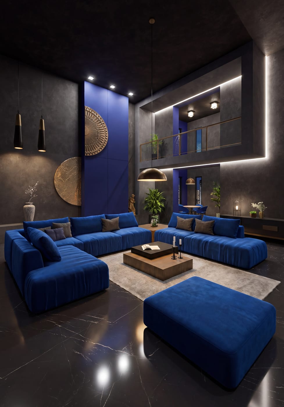 Mid-century living room