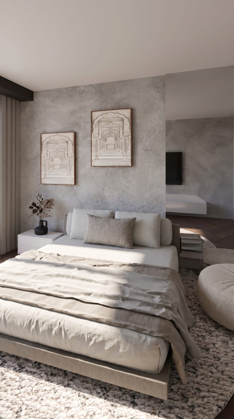 Mid-century bedroom