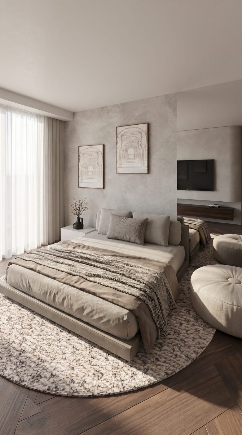 Mid-century bedroom