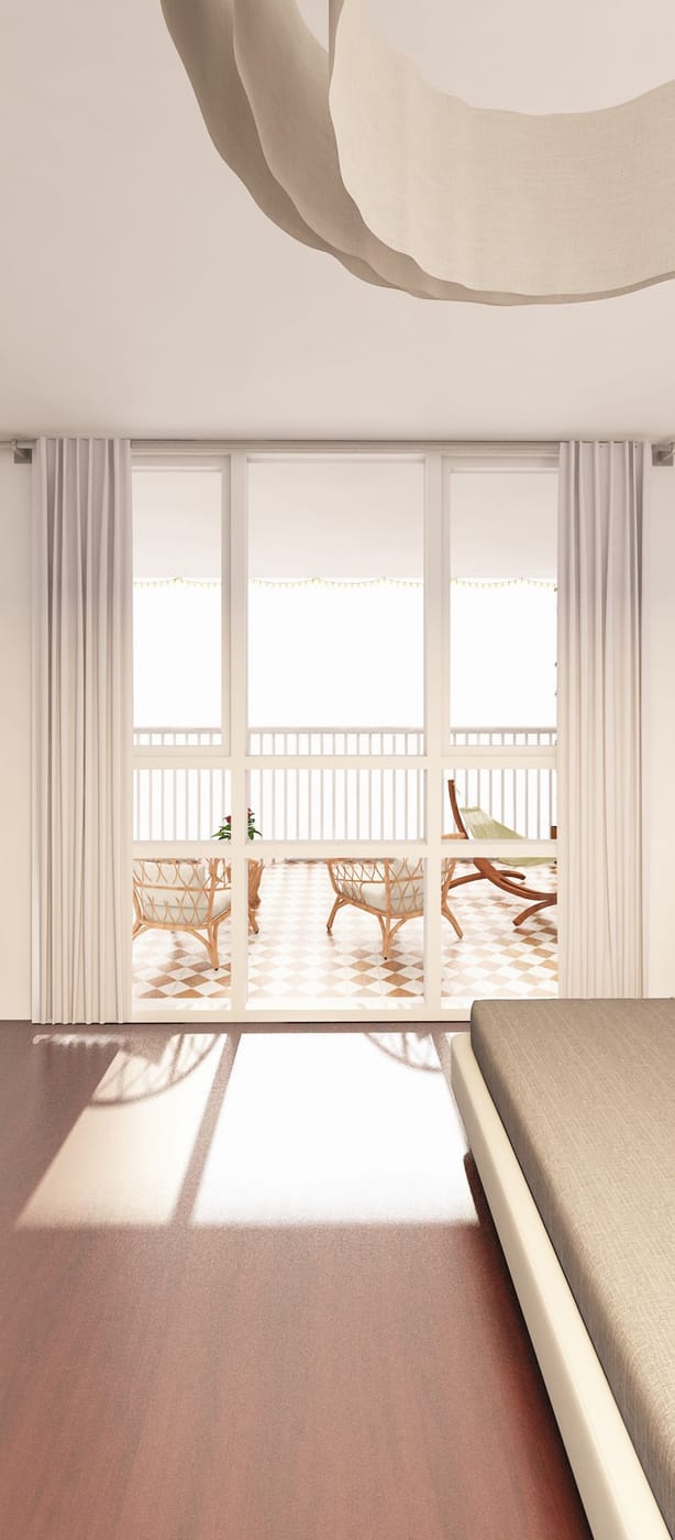 Contemporary bedroom