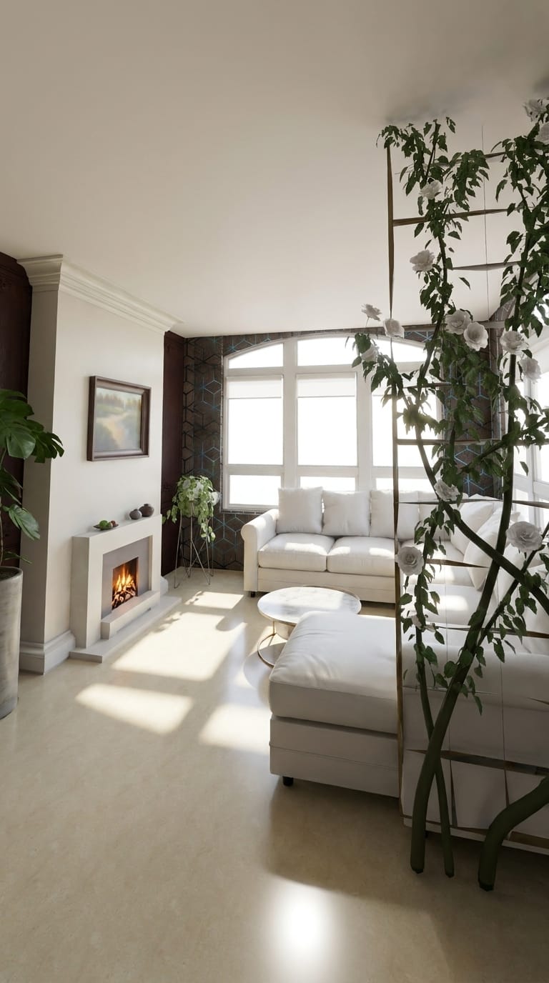 Mid-century living room