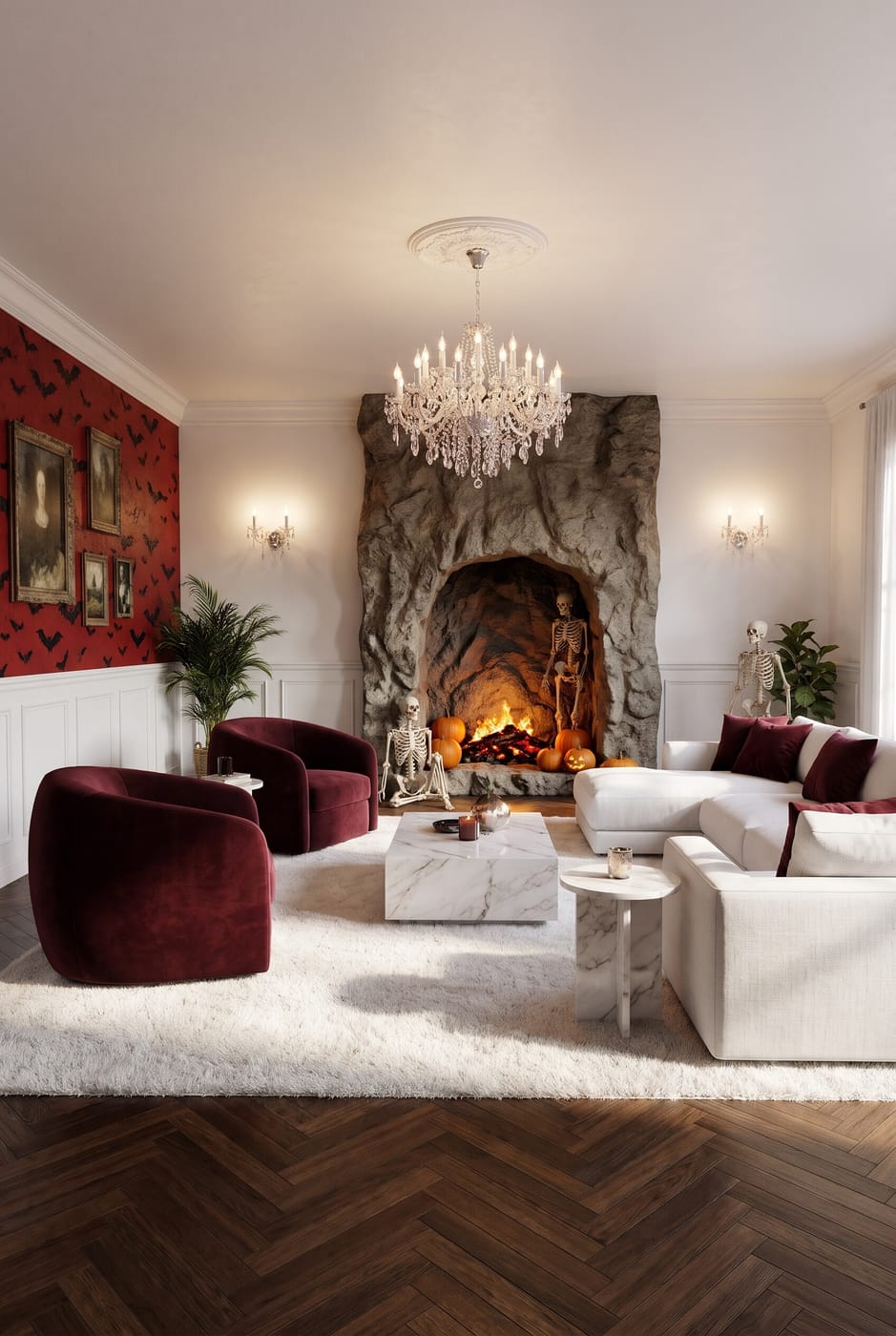Eclectic living room