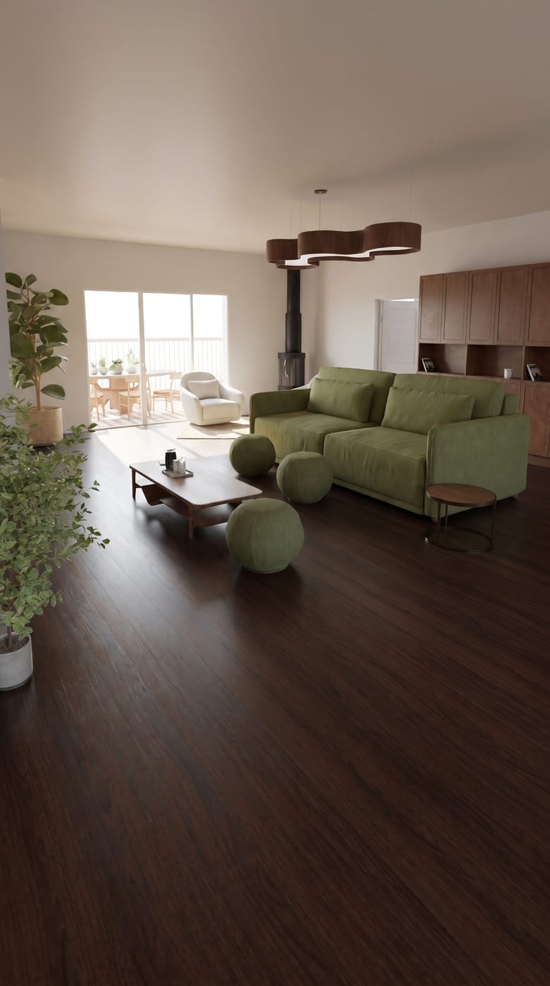 Mid-century living room