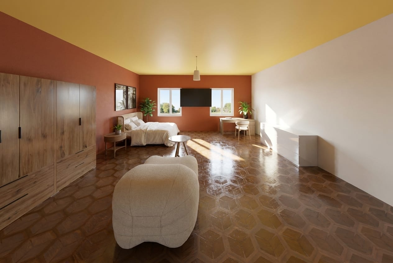 Contemporary bedroom