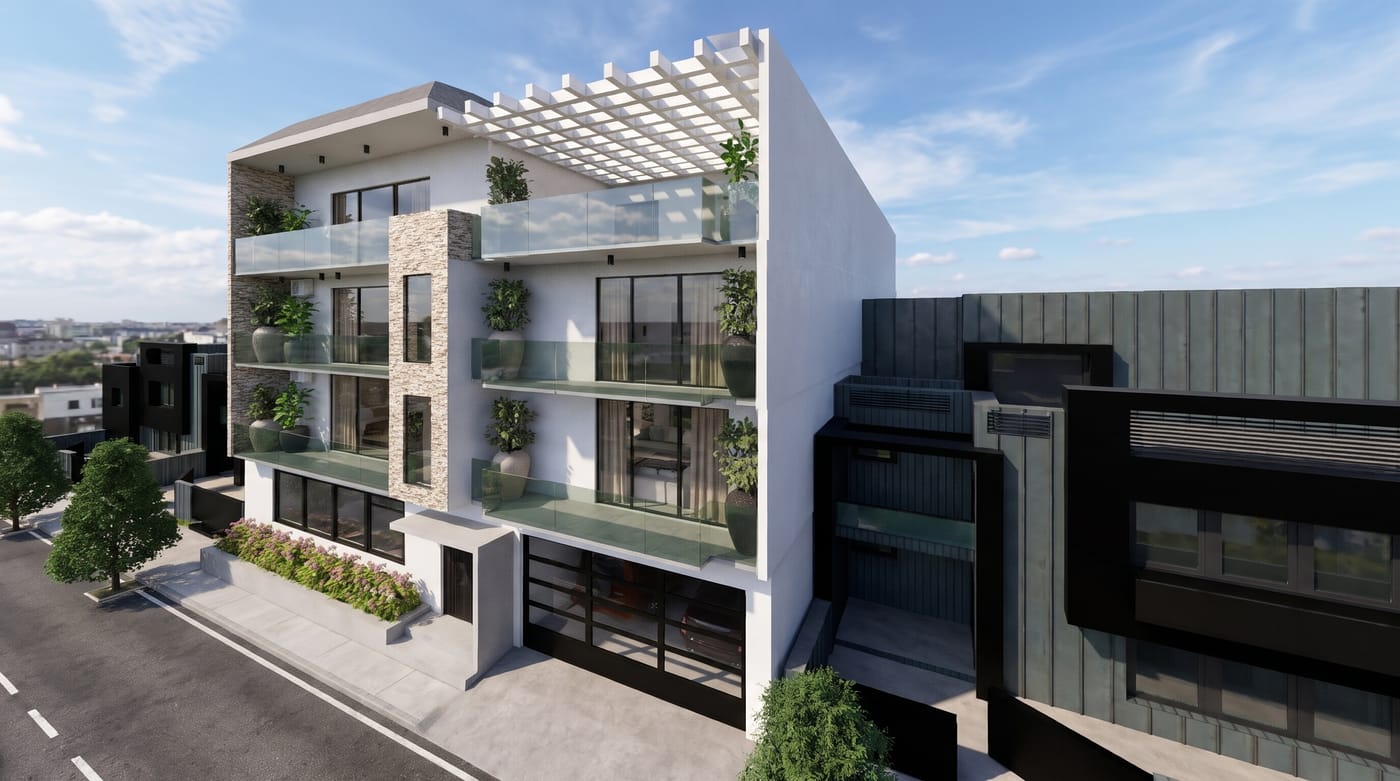 Contemporary outdoor space