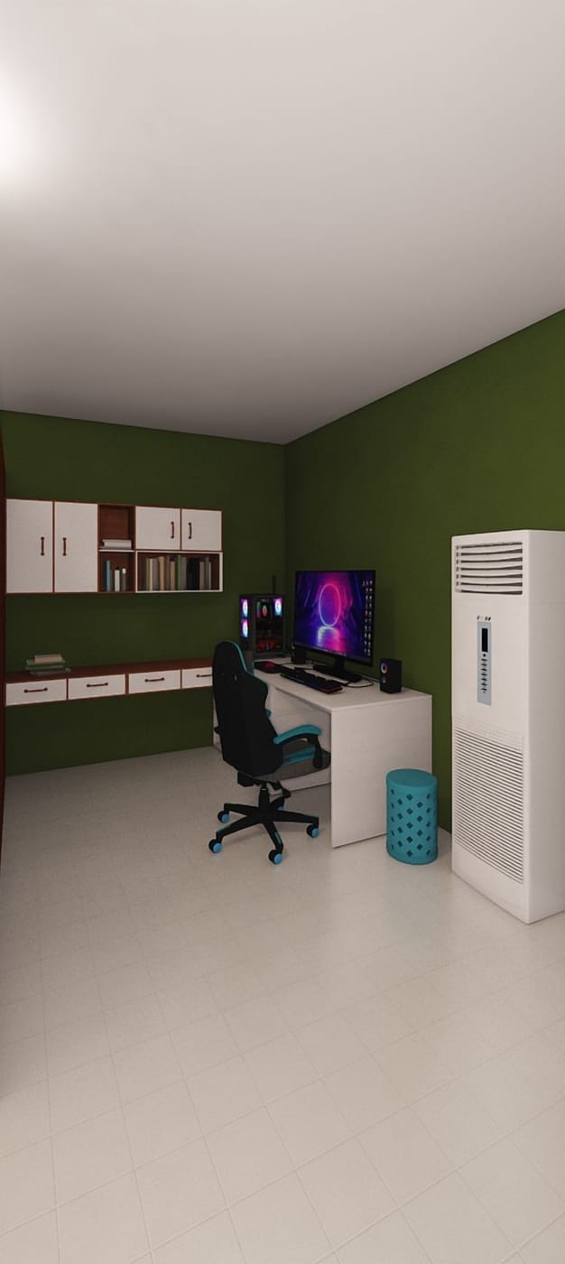Mid-century home office
