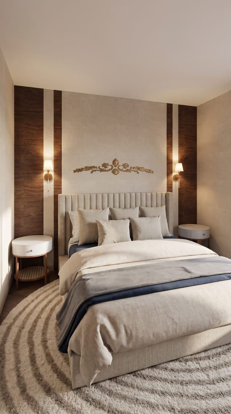 Neoclassical bedroom