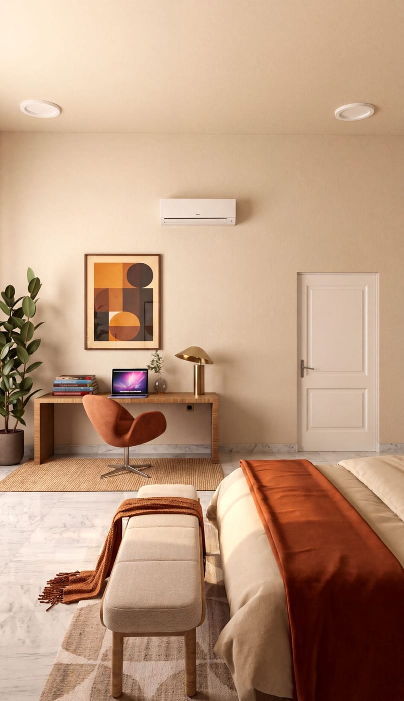 Mid-century bedroom