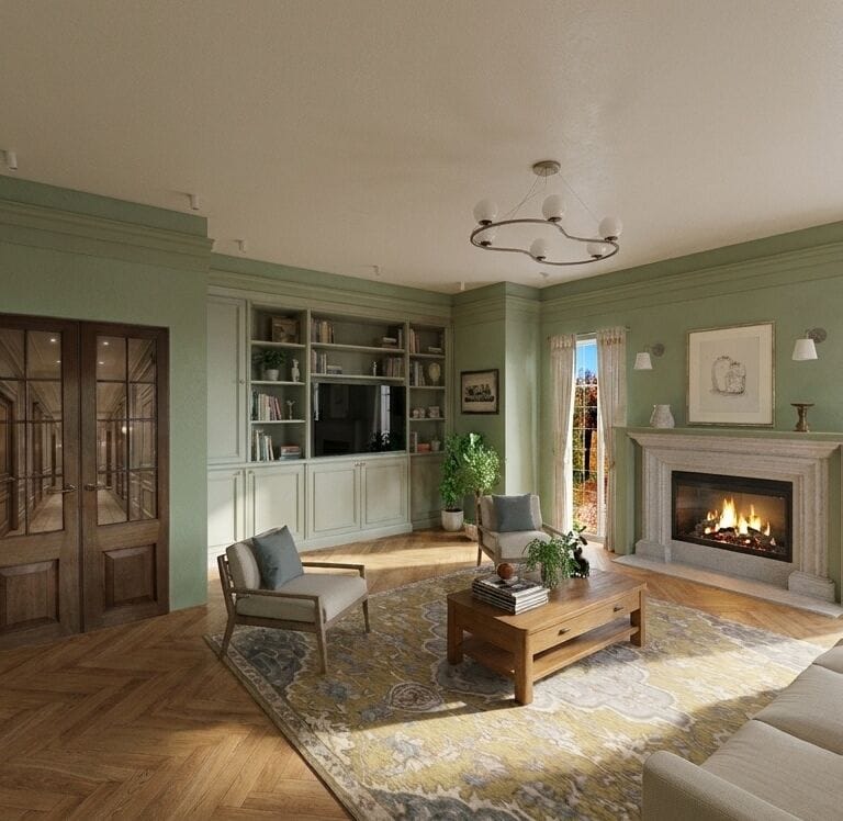 Traditional living room