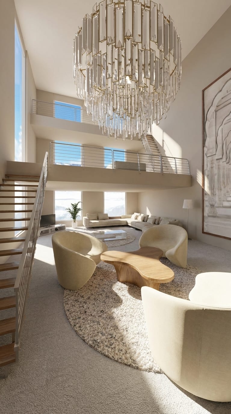 Mid-century living room