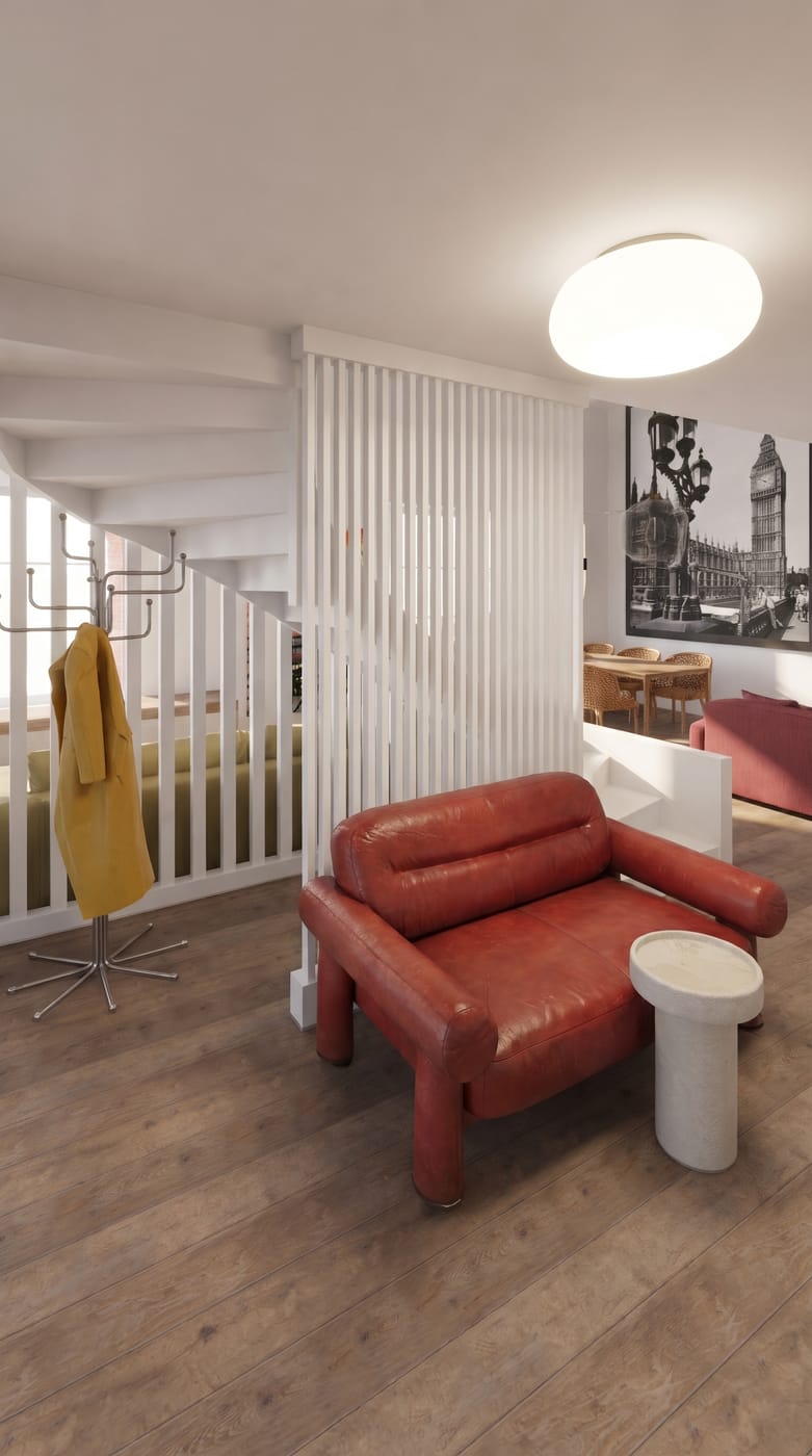 Mid-century living room