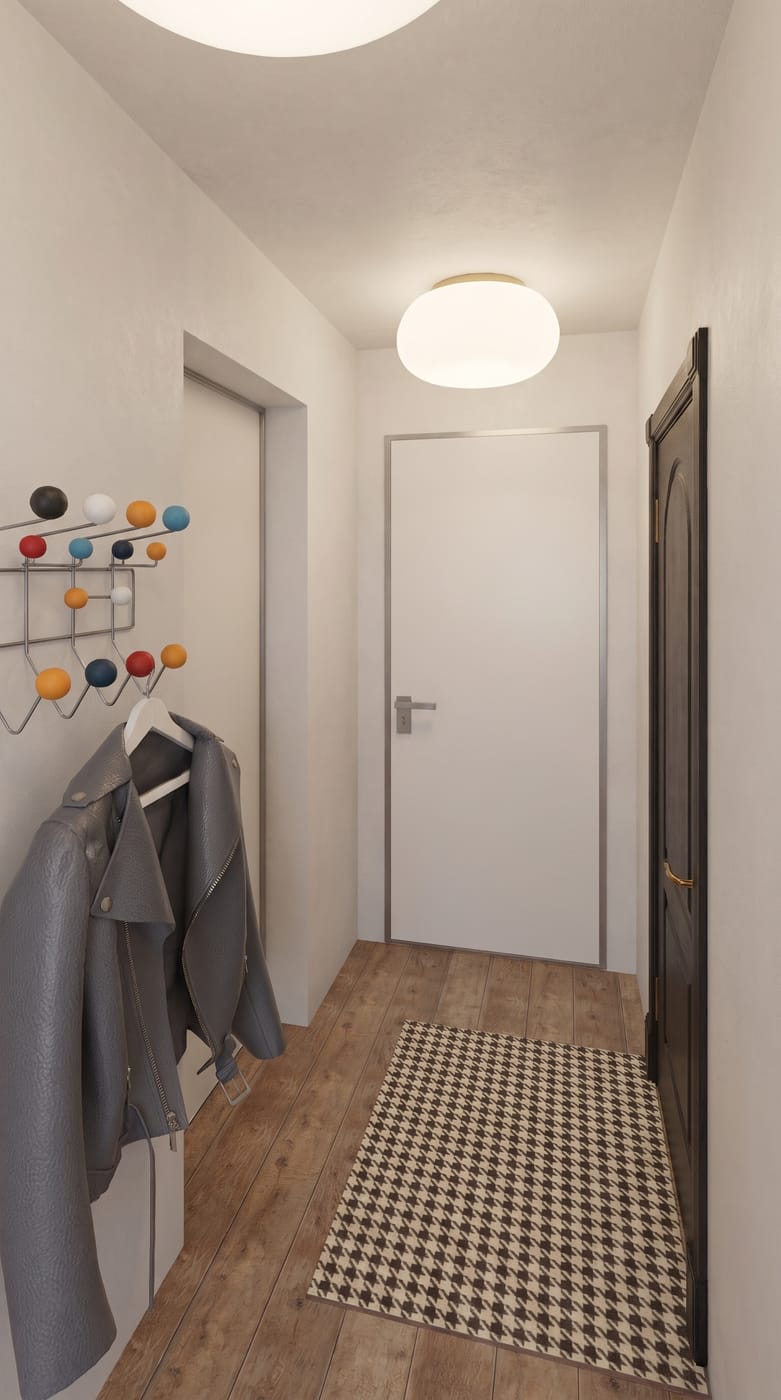 Mid-century hall