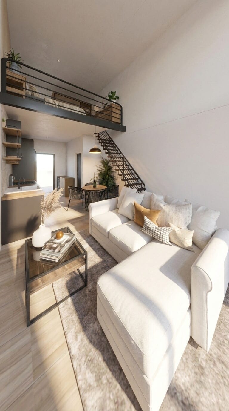 Industrial living room