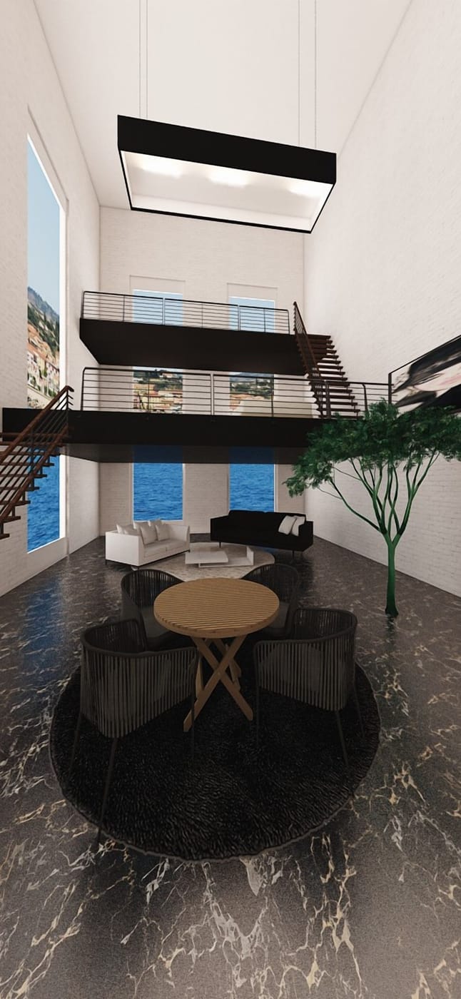 Contemporary living room