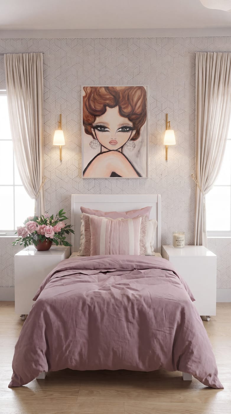 Mid-century bedroom