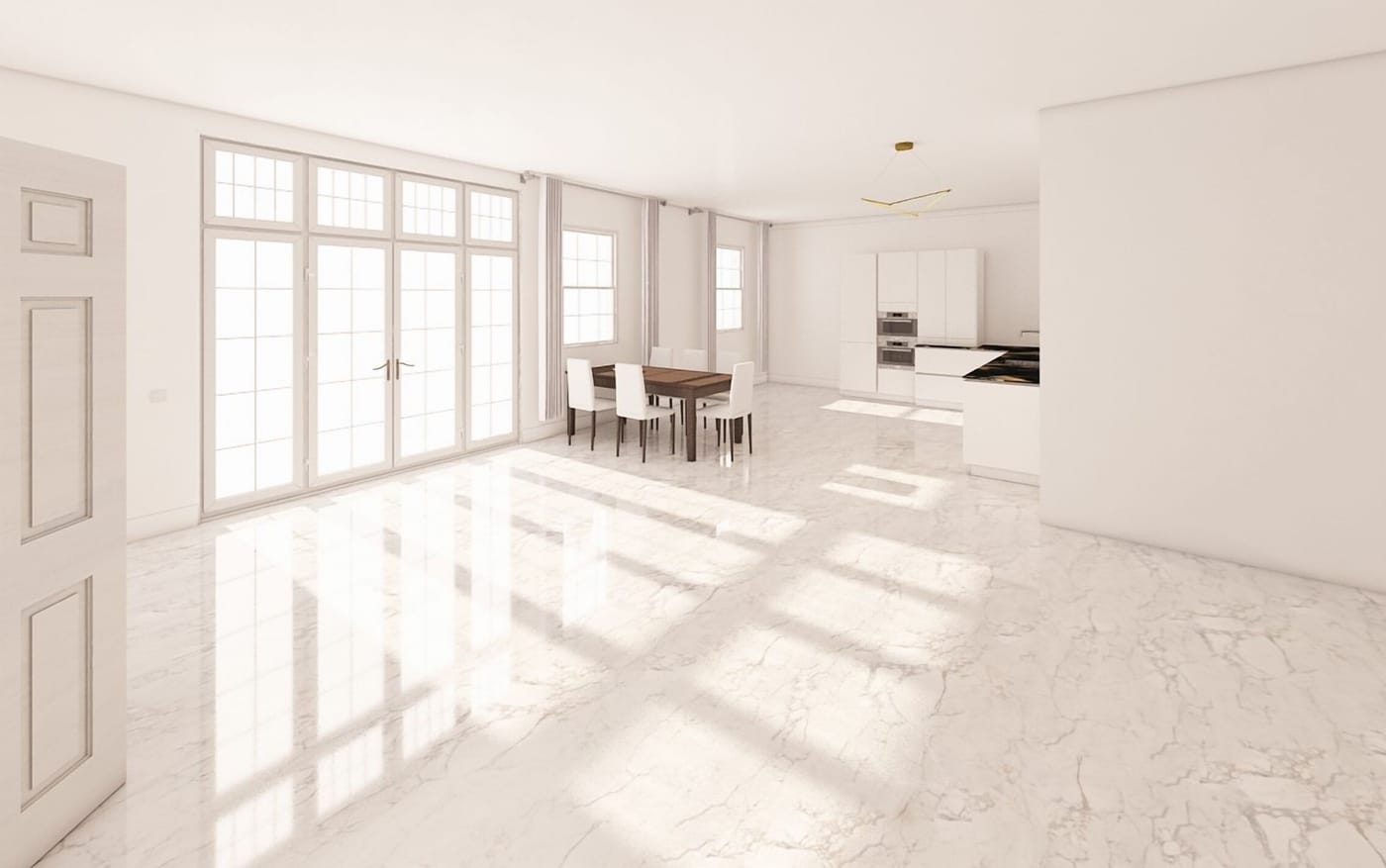 Mid-century living room