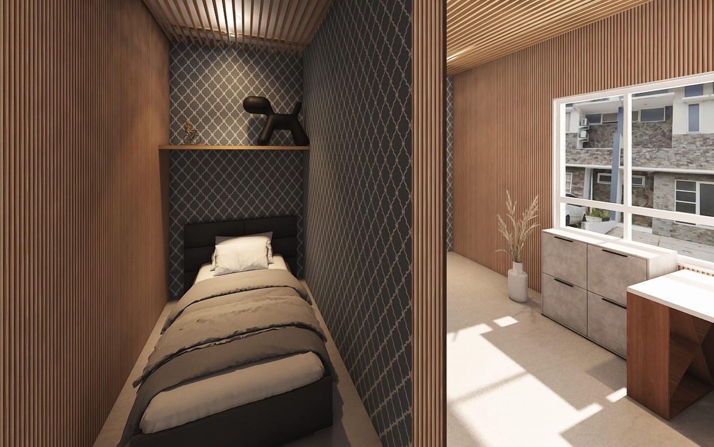 Scandinavian bedroom