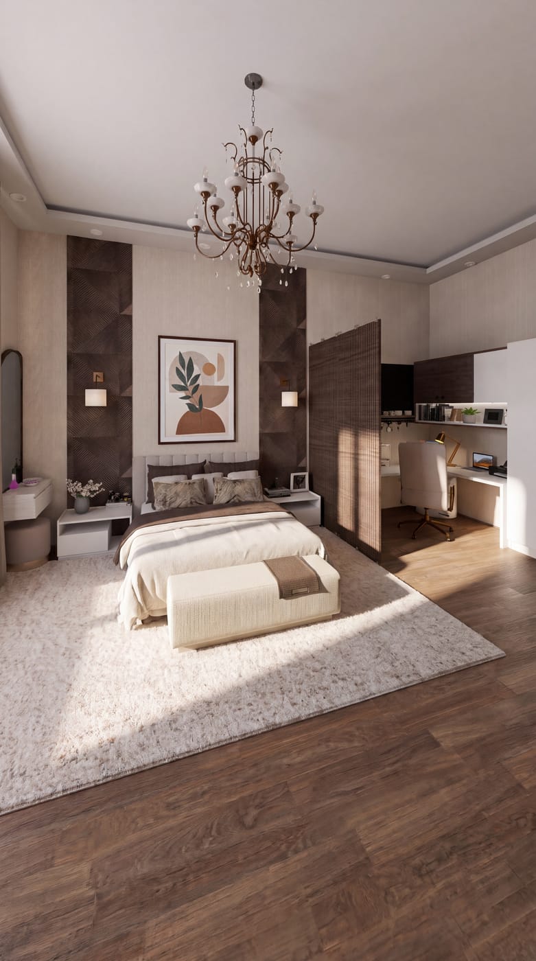 Mid-century bedroom