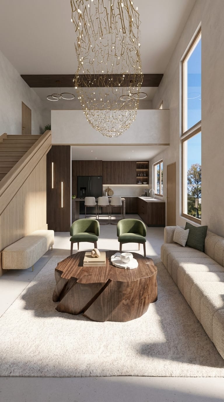 Mid-century living room