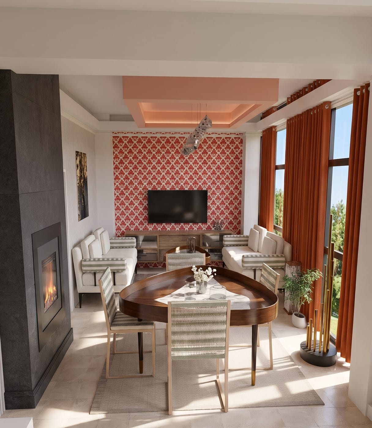 Contemporary living room