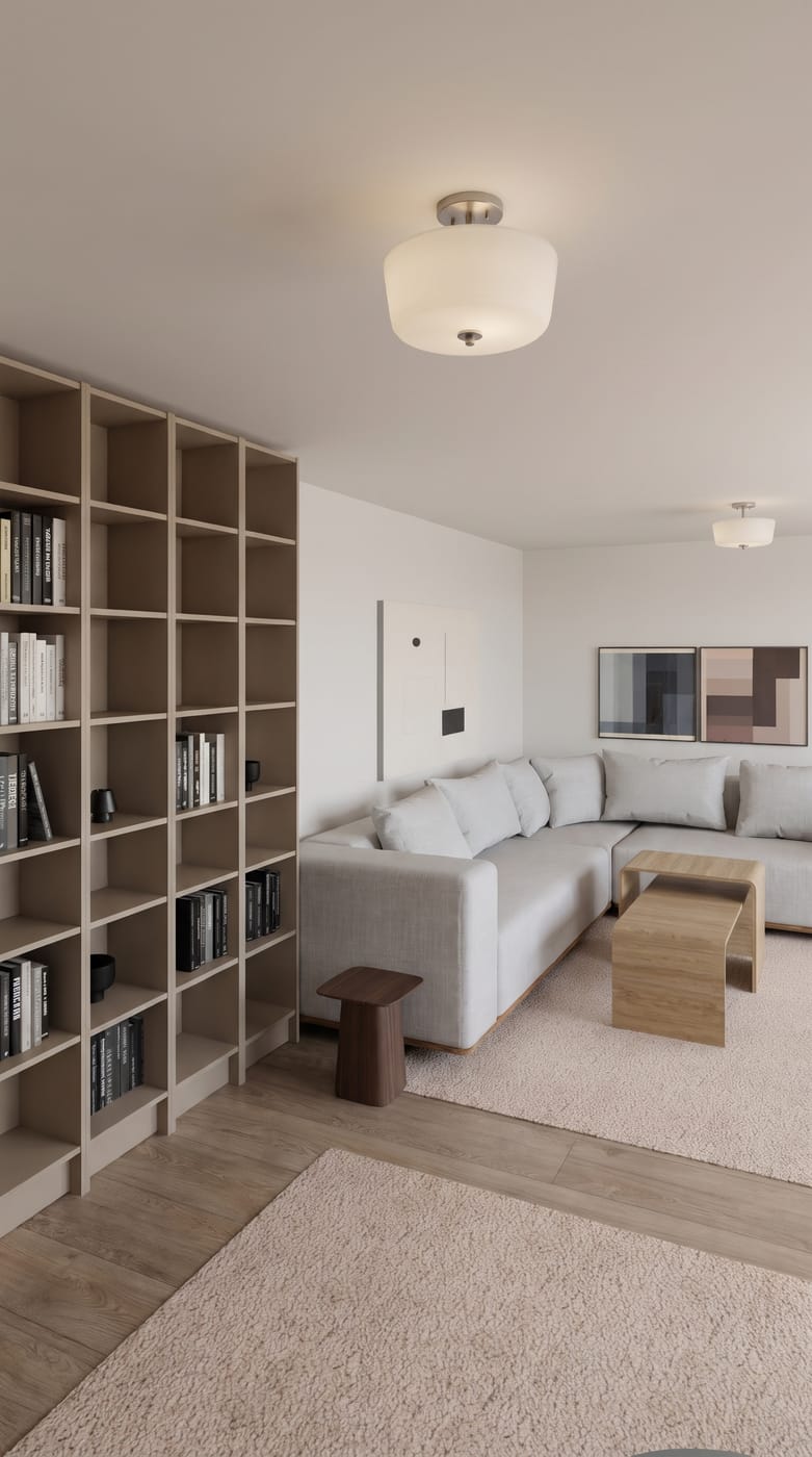 Mid-century living room
