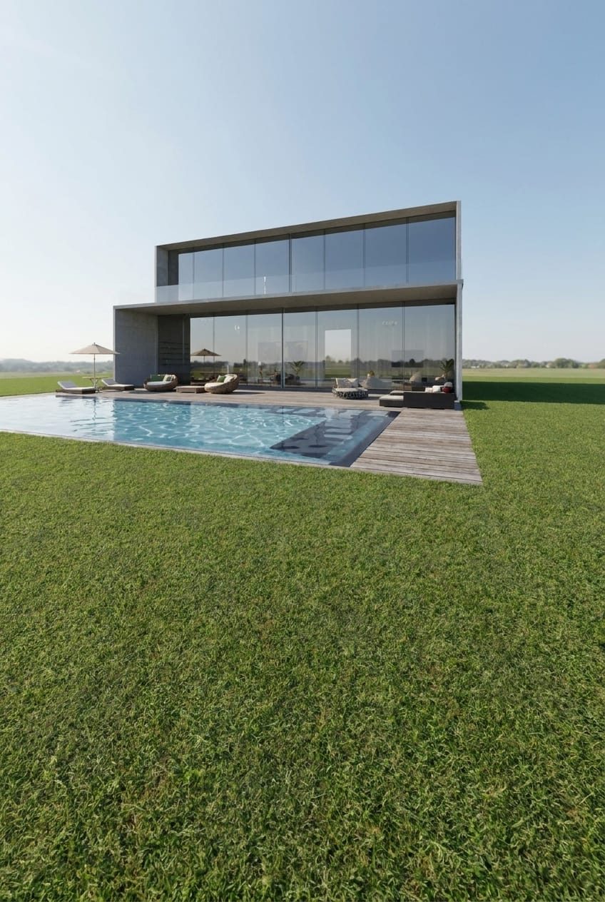 Contemporary outdoor space