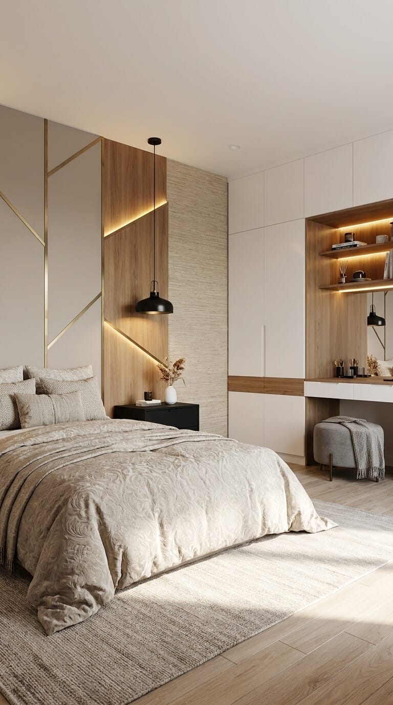 Mid-century bedroom