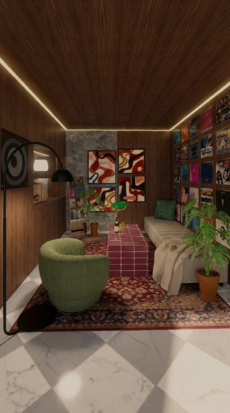 Retro living room